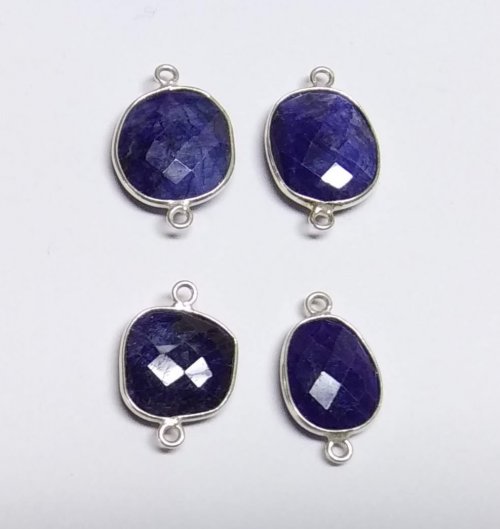 Judy Larson's Diamonds, Emeralds, and Sapphires, Oh My.  - , Contemporary Wire Jewelry, Butane Torch, Soldering, Solder, sapphire earrings